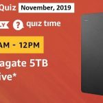 amazon seagate quiz answers to win seagate 5tb hard drive