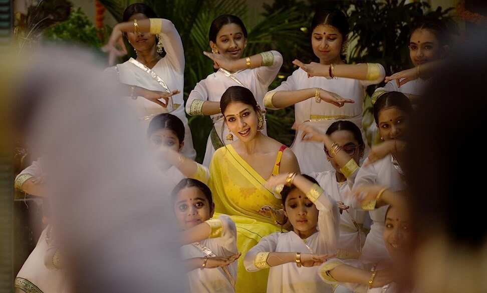 Nayanthara Saree Look in Jawan Movie