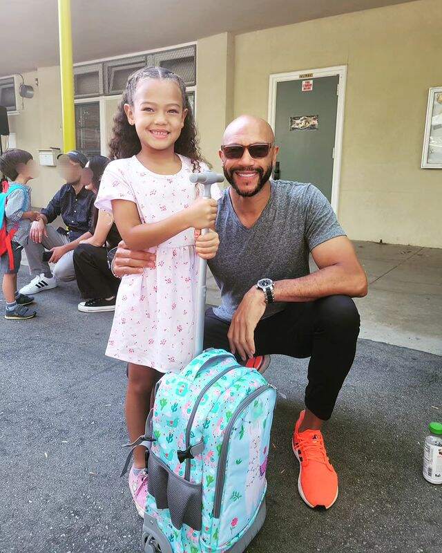 Charli with Her Father Stephen Bishop