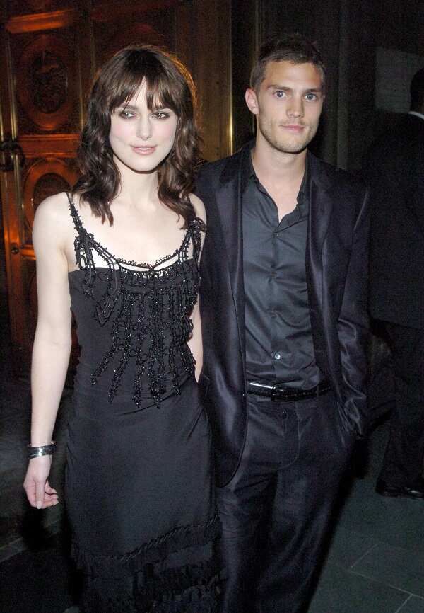 Keira Knightley and Jamie Dornan in a party before their breakup