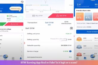 SYW Earning App Real or Fake? Is it legit or a scam?