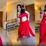 Sakshi Agarwal Stuns in Fiery Red Saree Dance, But Comments Cross the Line