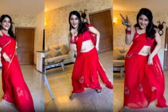 Sakshi Agarwal Stuns in Fiery Red Saree Dance, But Comments Cross the Line