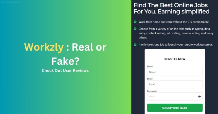 Workzly Typing Jobs Real or Fake? Is Workzly.in another scam?