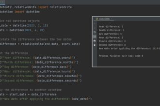 10 Different Examples of 'relativedelta' class in Python language