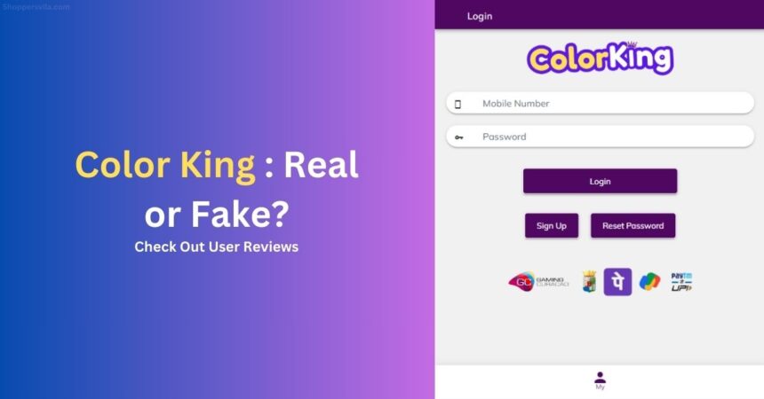 Color King App is Real or Fake? Is Colorking.in another Trading Scam?