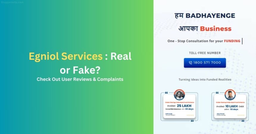 Egniol is Fake or Real Consultancy? User Reviews & Complaints