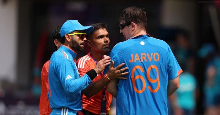 Infamous Pitch Invader Jarvo 69 Invades Pitch at Ind vs Aus World Cup Match