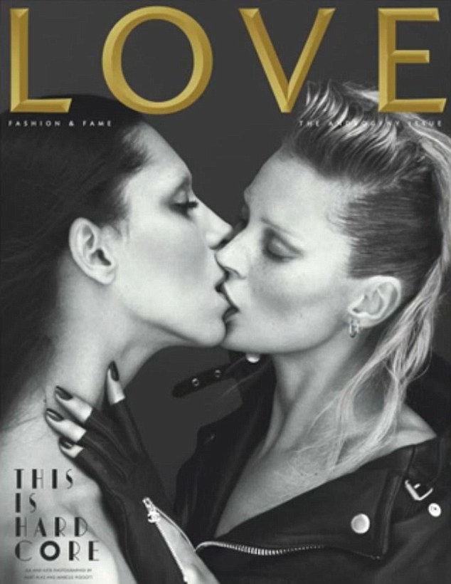 Kate Moss' Provocative LOVE Cover with Transgender Model Lea T