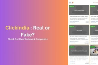 Clickindia is Real Captcha Work Site or Fake? User Reviews