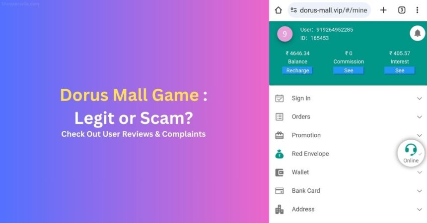 Dorus Mall Vip Game Scam Is it Fake or Real Check Reviews