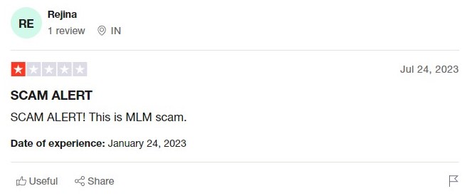 Rejina accused Accsysindia.com is MLM scam
