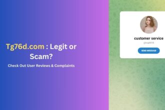 Tg76d.com is Real or Fake Site? Check User Reviews & Scam Info