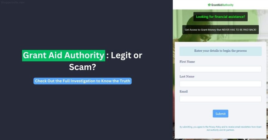 Grant Aid Authority Scam Exposed: Beware of These Fake Sites