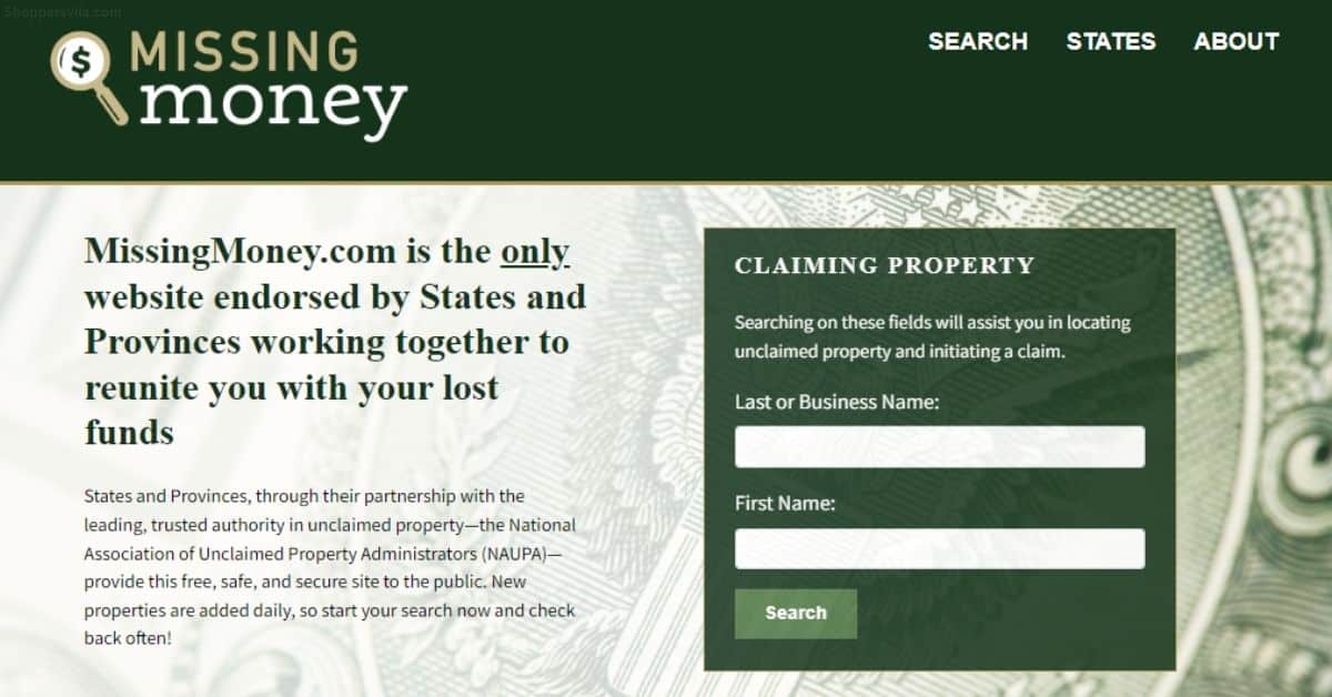 Missing Money Review: Legit Unclaimed Property Site Or Scam?