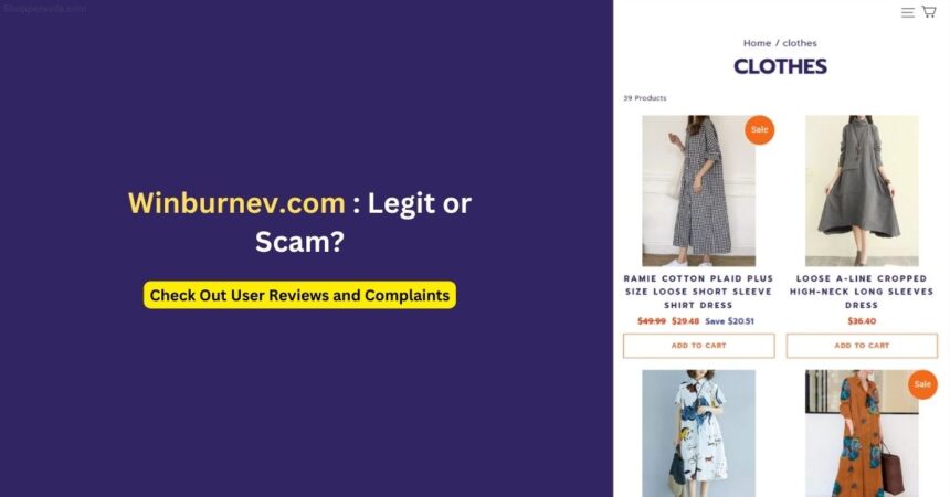 Winburnev Store Scam: Is Winburnev.com Legit Shopping Site?