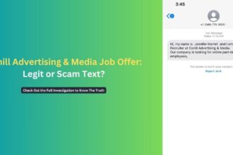 Conill Advertising & Media Online Job Text Message Scam