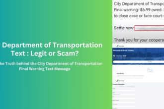 City Department of Transportation Final Warning Text Scam Exposed