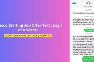 Adecco Staffing Job Offer Scam: Fraudsters Text Trap Exposed