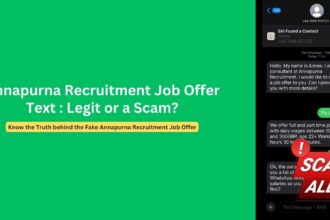 Annapurna Recruitment Scam: Beware of Fake Job Offer Texts