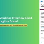 Beware of Direct Hire Solutions Job Interview Email Scam