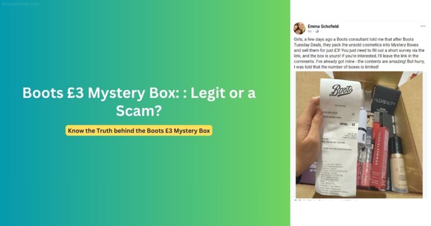 Boots £3 Mystery Box Is it Real or a Scam Trap