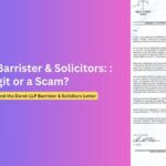Derek LLP Barrister & Solicitors Letter/Email Scam Exposed