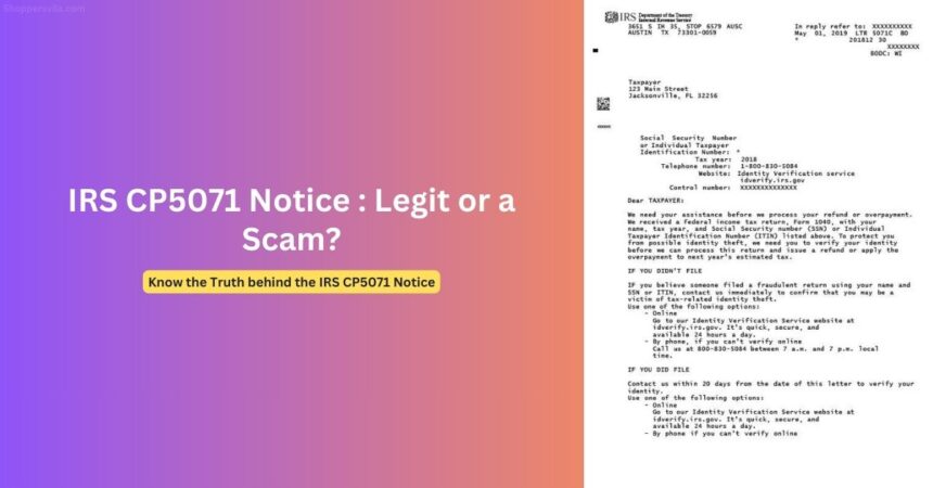 IRS CP5071 Notice: Legitimate Alert or Sophisticated Scam?