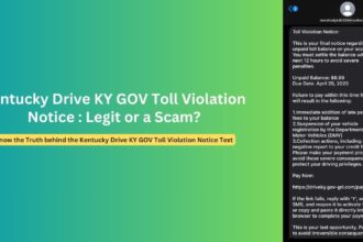 Kentucky Drive KY GOV Toll Violation Text Scam Exposed