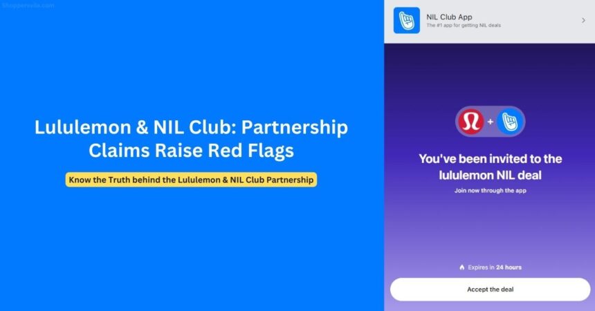 Lululemon & NIL Club: Partnership Claims Raise Red Flags