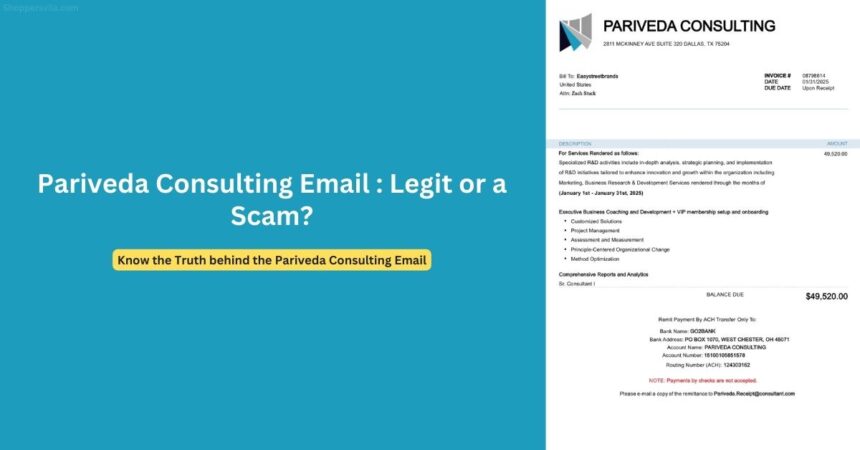 Pariveda Consulting Email Scam: $49K Fake Invoice Exposed
