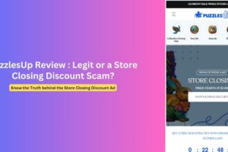 PuzzlesUp Review: Is it a Store Closing Discount Scam?