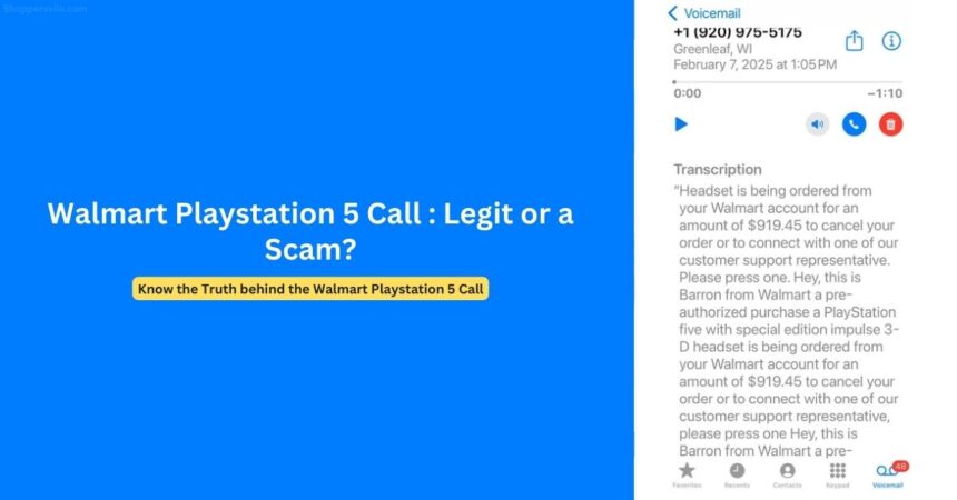 Scam Warning Fake Walmart Playstation 5 Calls Exposed