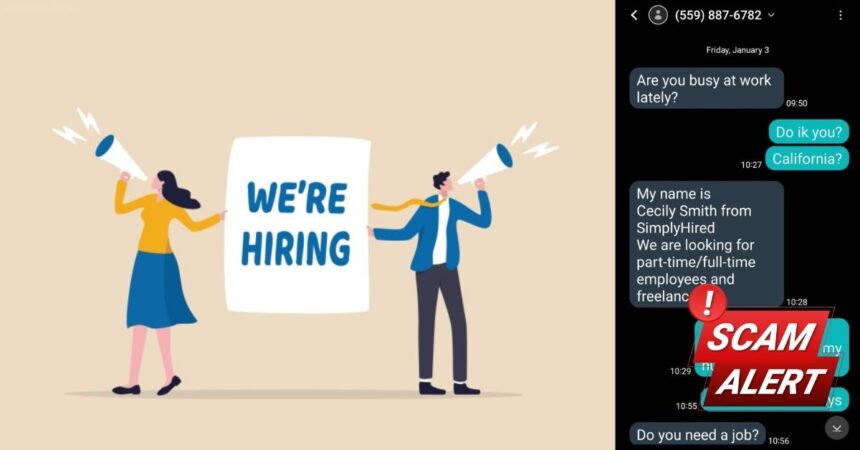 SimplyHired Scam Text Exposed Job Seekers Beware!