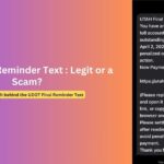 UTAH Department of Transportation (UDOT) Toll Text Scam