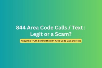 844 Area Code Call or Text Received: Is it a Scam?