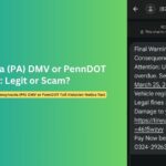 Pennsylvania (PA) DMV or PennDOT Toll Text Scam Exposed