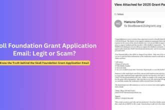 Skoll Foundation Grant Application Email: Is it a Scam?