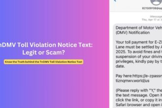 TnDMV Toll Violation Notice Text Scam Exposed