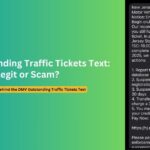 DMV Outstanding Traffic Tickets Text Notice: Is it a Scam?