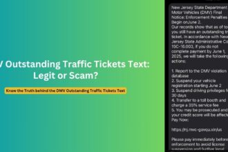 DMV Outstanding Traffic Tickets Text Notice: Is it a Scam?