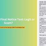 Georgia DMV Final Notice Text Scam Exposed: Protect Yourself