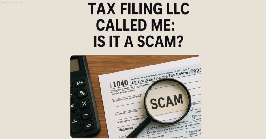 Tax Filing LLC Called Me: Is it a Scam?