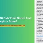 Tennessee (TN) DMV Final Notice Text Scam Exposed